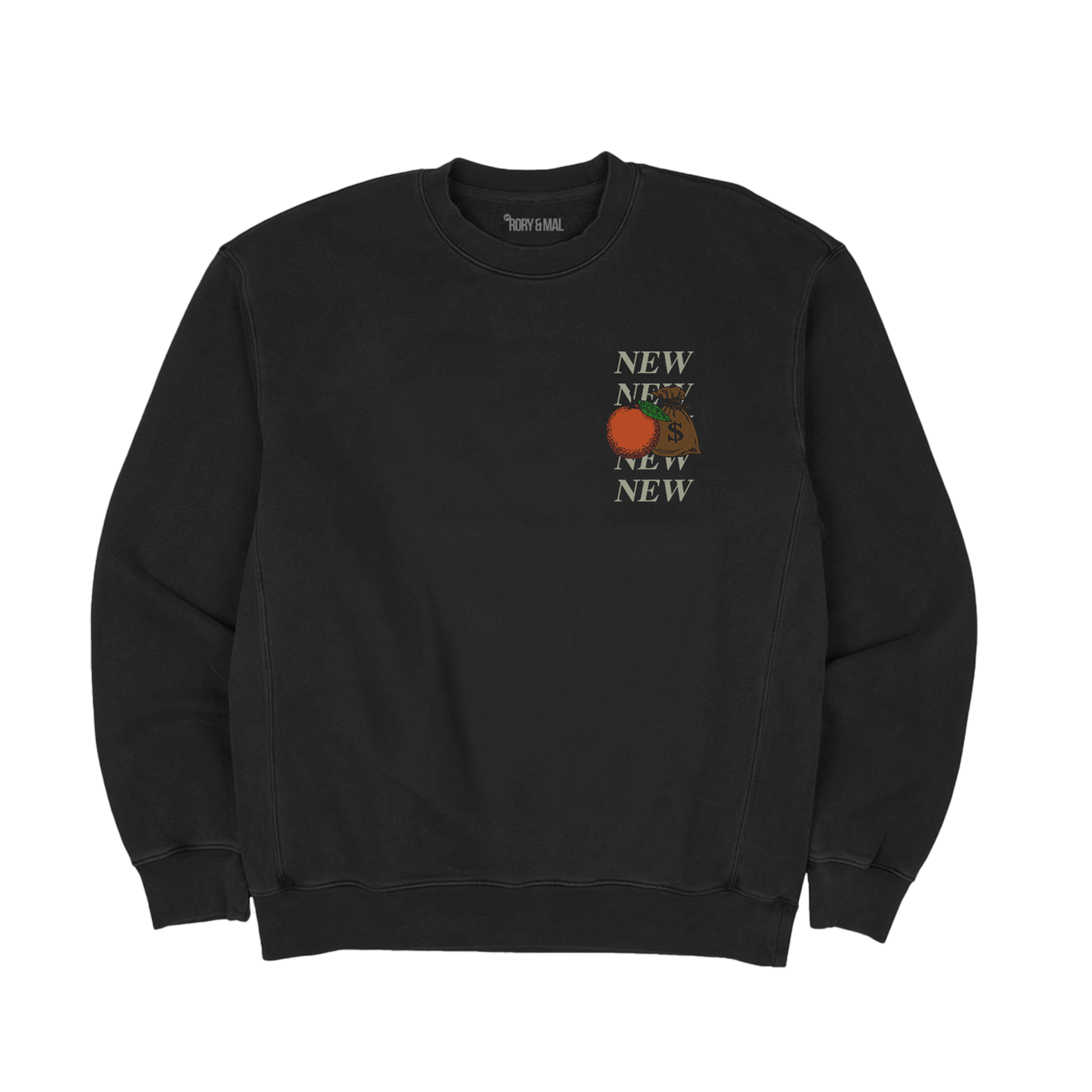 New Orange & Money Bag Crew