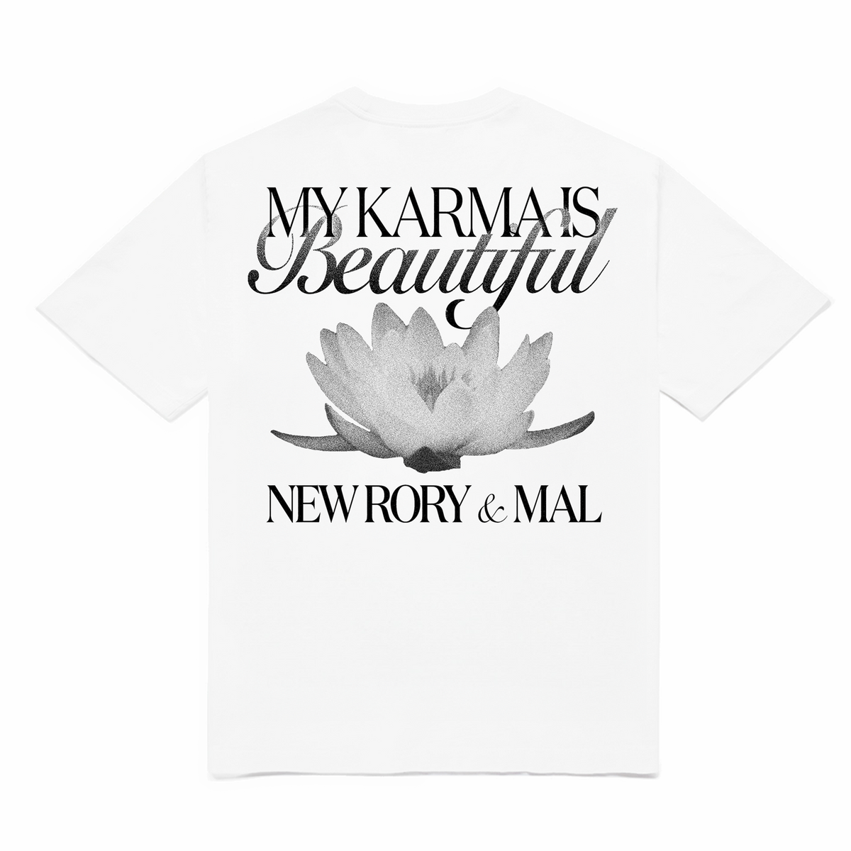 My Karma is Beautiful Tee | Rory & Mal Podcast Merch